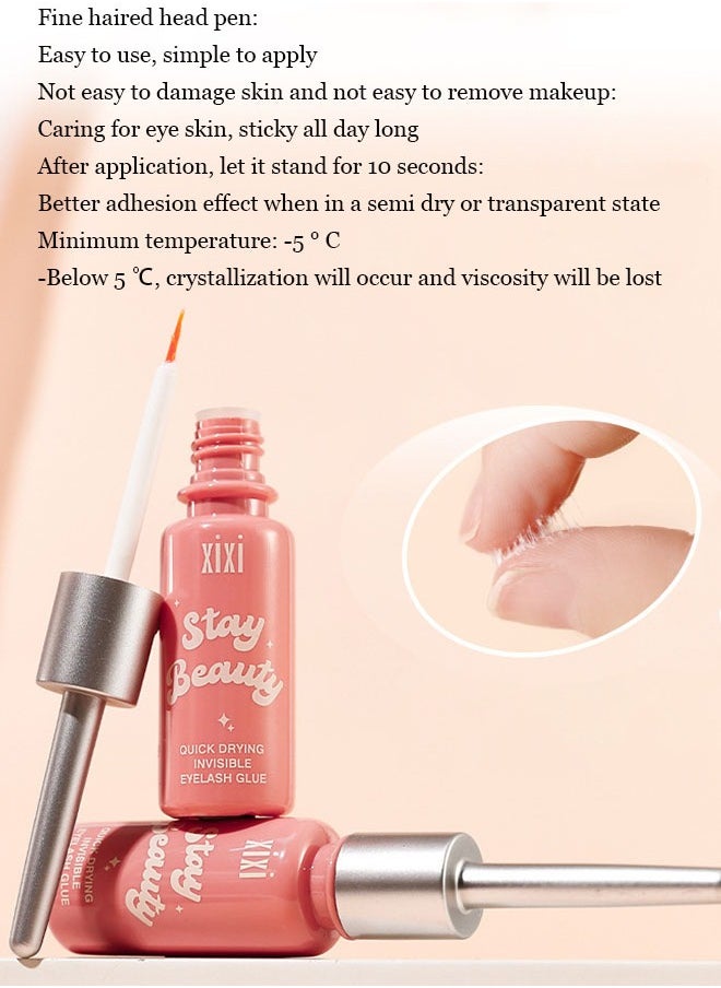 XIXI - 1 PCS False Eyelash Glue, Strong Adhesive for Eyelash Extensions(27g) 1-2 Sec Drying Time, The Lash Extension Glue No Irritating for Sensitive for Professionals Use - Image 1