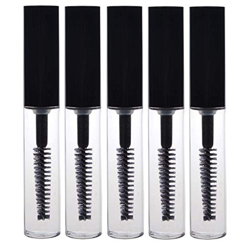 JDYYICZ 5 pcs Reusable Empty Bottle Tube Container for Eyelash Growth Oil/Mascara with Brush for Home and Travel - Image 1