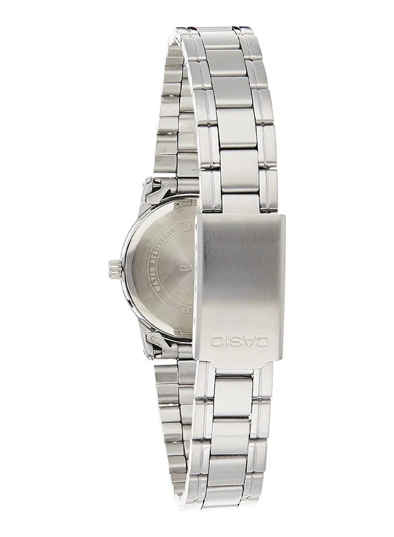 Casio LTP-V002D-2B3UDF Stainless Steel Blue Dial  Wrist Watch for Women - Image 3