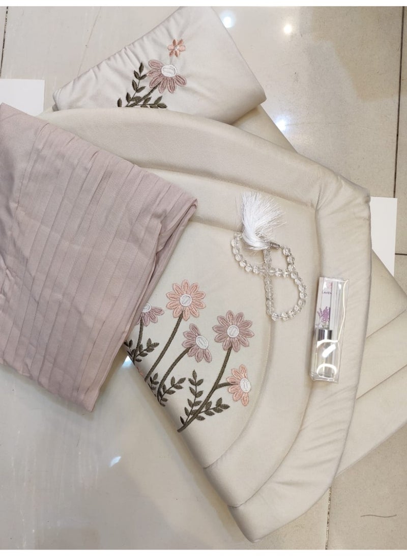 A prayer mat and prayer sheet made of extremely comfortable and reassuring foam.