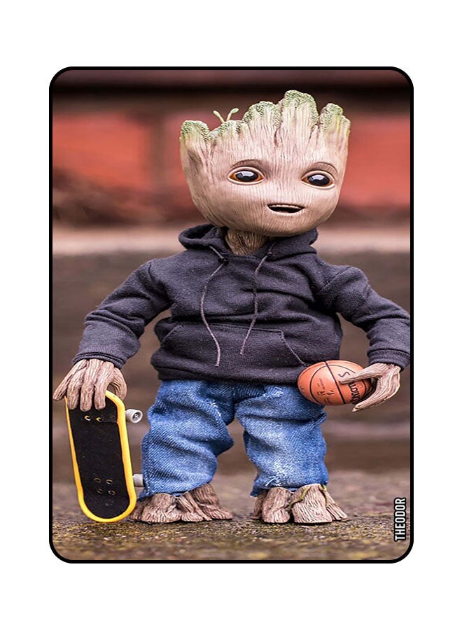 Theodor Protective Flip Case For Huawei MatePad Air 2023 With Trifold Stand Auto Wake Sleep Shockproof Cover Groot With Skates - Image 1