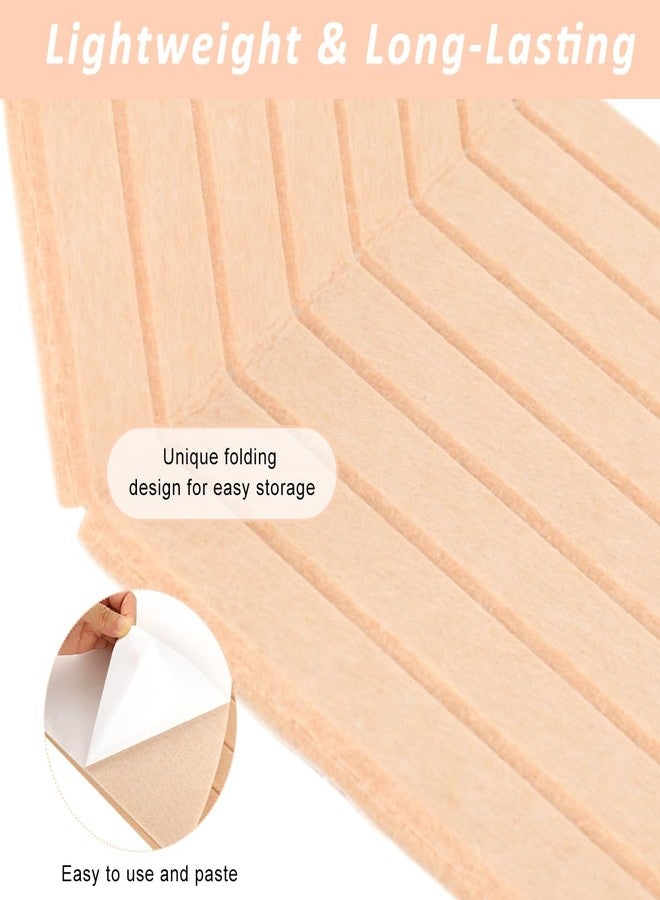 Climberty® Arched Felt Bulletin Board 35x24 Inch Wall Pin Board for Photos Notes Schedules Mood Board Home Office Bedroom Decor, Ribbed Felt Notice Board (Light Pink) - Image 3