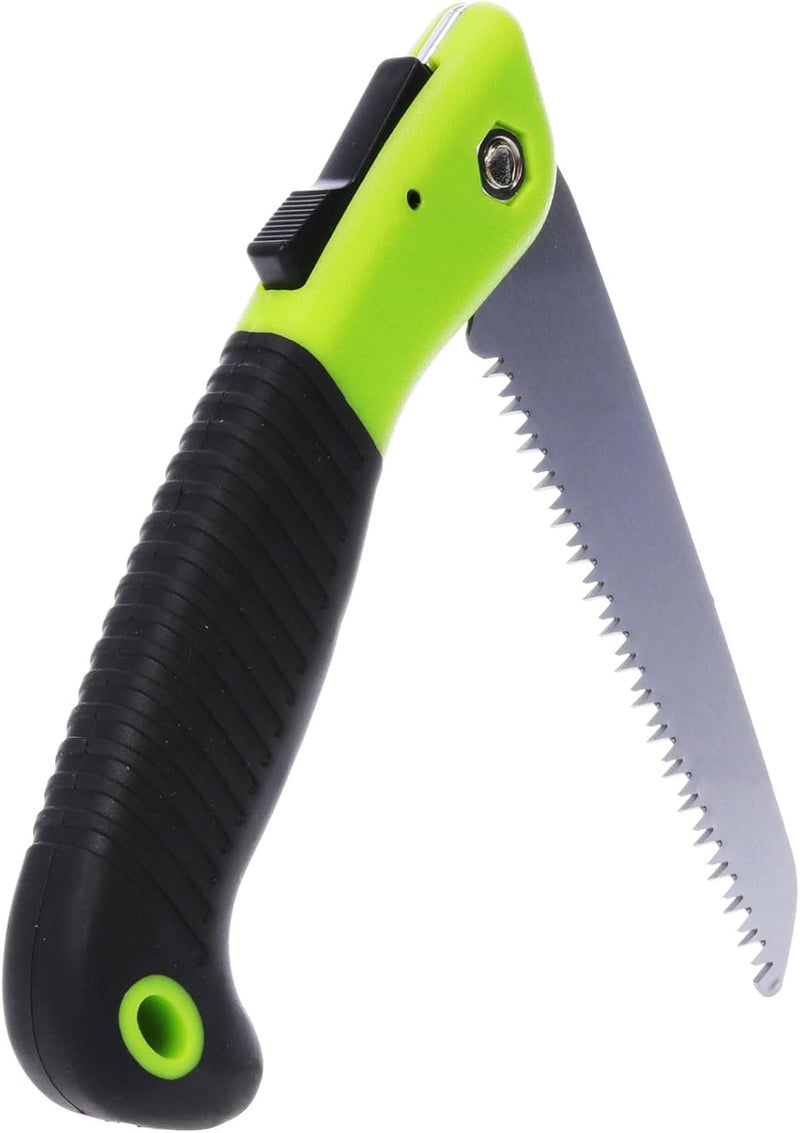 HME Mini Folding Hand Pocket Saw with 5" Carbon Steel Blade for Hunting, Camping, Backpacking, Pruning - Image 2
