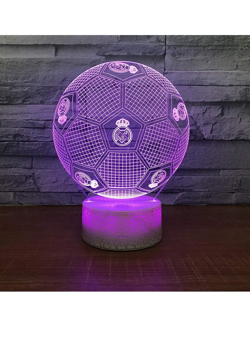 Gonice - 3D Optical Illusion Night Light Table Lamp 7/16 Colors Change Remote Control with Timer,Dimmable - Image 1