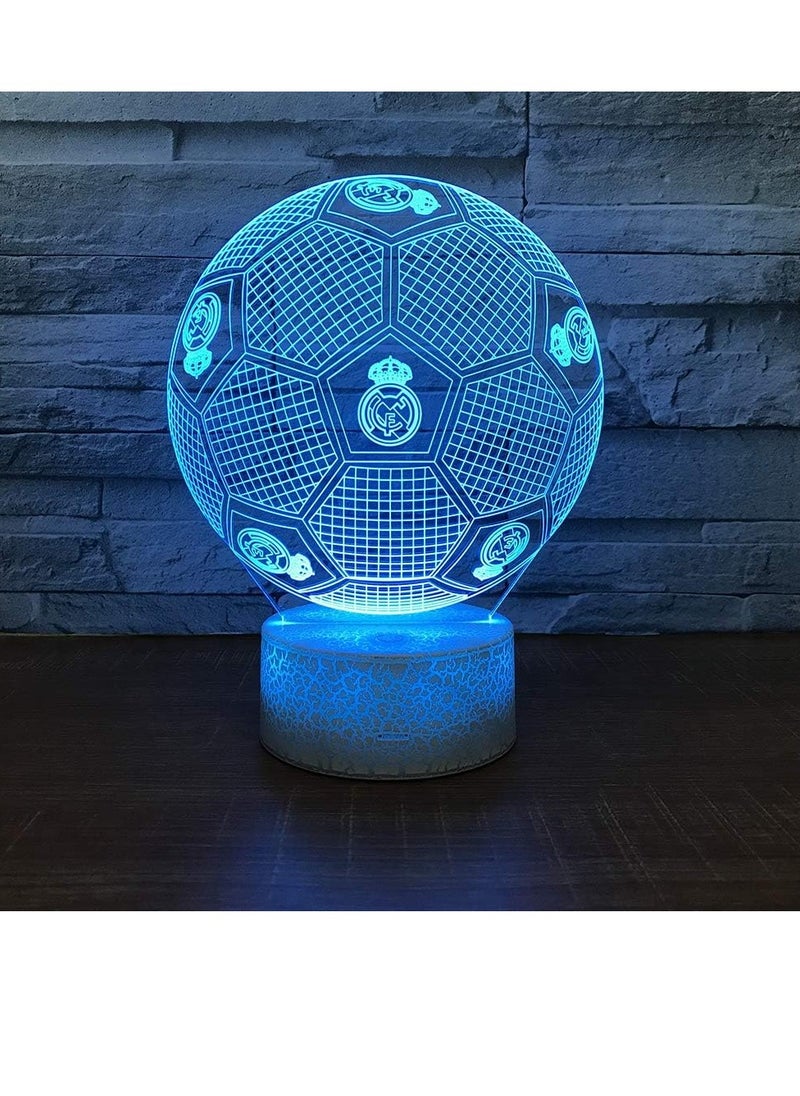 Gonice - 3D Optical Illusion Night Light Table Lamp 7/16 Colors Change Remote Control with Timer,Dimmable - Image 1