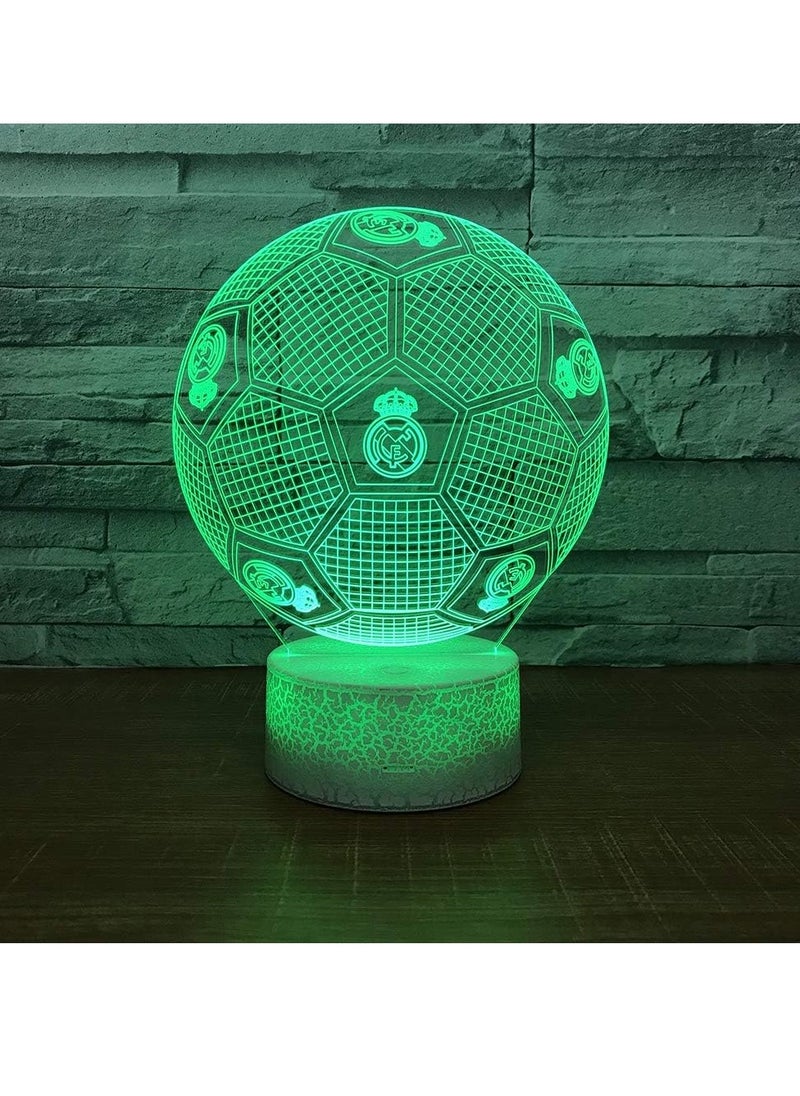 Gonice - 3D Optical Illusion Night Light Table Lamp 7/16 Colors Change Remote Control with Timer,Dimmable - Image 1