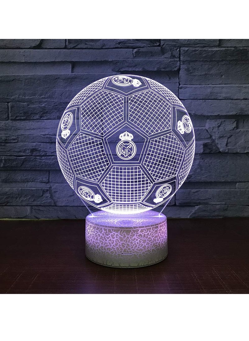 Gonice - 3D Optical Illusion Night Light Table Lamp 7/16 Colors Change Remote Control with Timer,Dimmable - Image 1