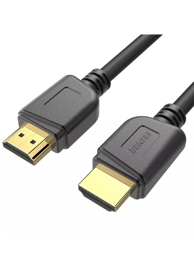 بنفي كابل HDMI عالي السرعة 4K، 4K@60Hz، 2K@120Hz كابل HDMI 2.0 بطول 1.8 متر بسرعة 18 جيجابت في الثانية، HDR، ثلاثي الأبعاد، 2160P، 1080P، إيثرنت - كابل HDMI 28AWG، إرجاع الصوت (ARC) متوافق مع أجهزة تلفزيون UHD، Blu-ray، Xbox، PS4، الكمبيوتر الشخصي  - Image 1