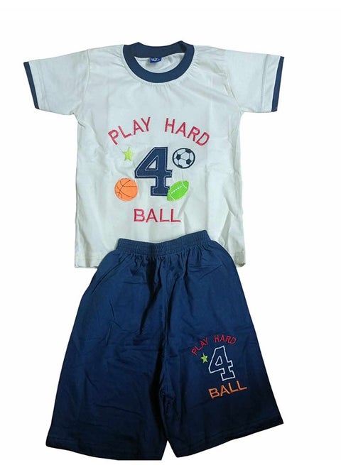Boy Regular Fit Short Sleeve Set - 2 Pieces