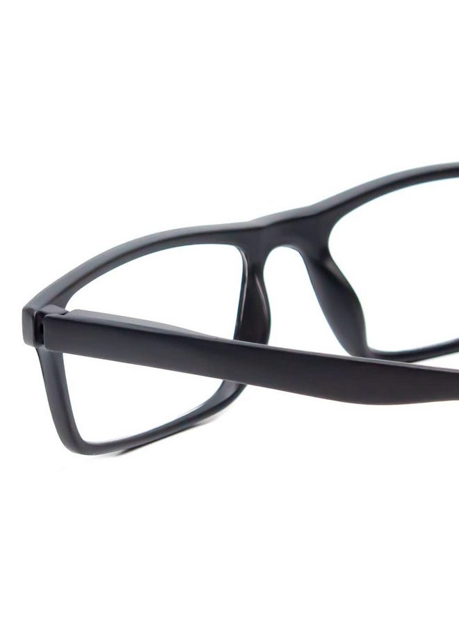 Magz - Gramercy Rectangle Reading Glasses +2.50 Matte Black Men/Women One Power Readers Neck Hanging Magnetic Rear Connecting - Image 1