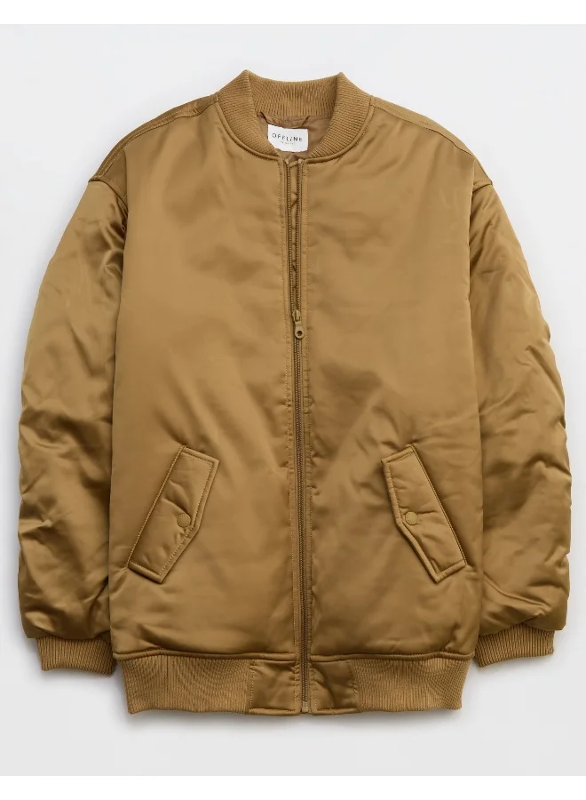 آري من امريكان ايجل Pocket Detailed Satin Jacket