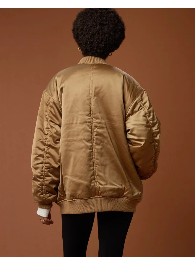 آري من امريكان ايجل Pocket Detailed Satin Jacket