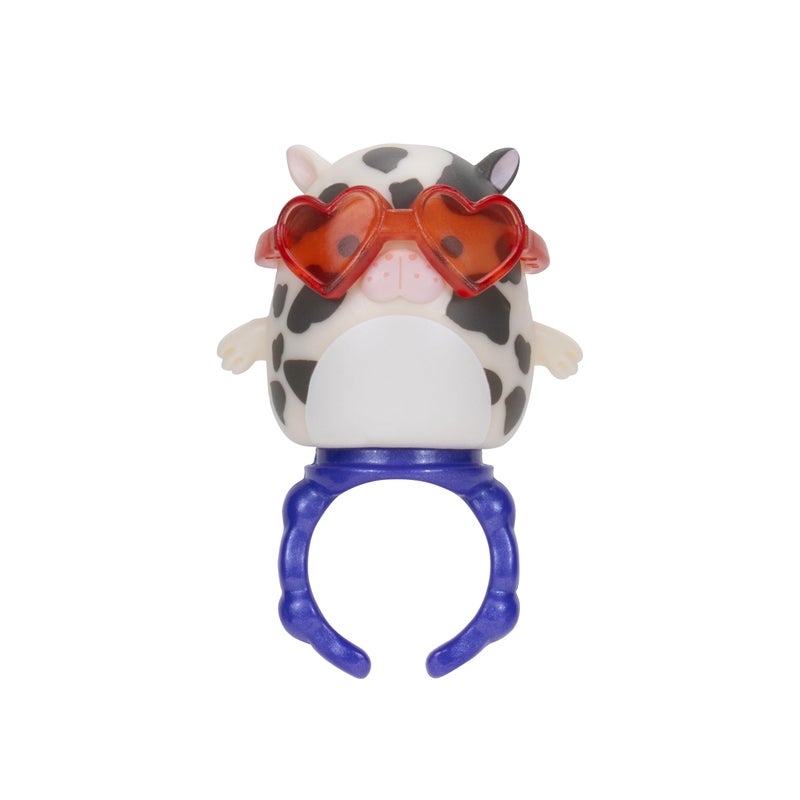 Squish-a-longs 8 Pack (Style 4- W2) - (8) 1â€ Mini-Squish with (2) Accessories, (1) Ring, and a Collectorâ€™s Guide - Collect, Trade, & Play - Image 2
