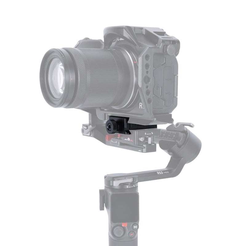 NICEYRIG Quick Release Clamp for Arca-Swiss Type, with Dovetail Plate 2-in-1 Functional Adapter Applicable for DJI RS 3 Mini/RS 3 Pro/RS 2 / RSC 2 / Ronin SC, 90° Direction Switch - 551 - Image 4