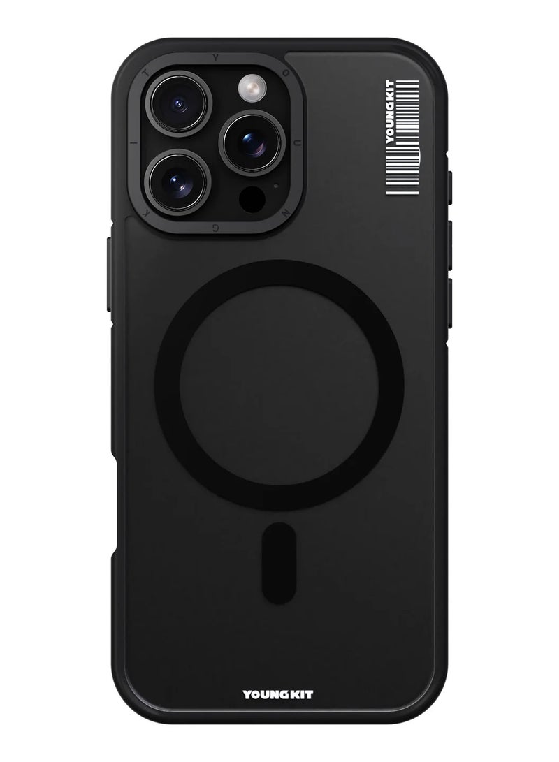 YOUNG KIT YOUNGKIT Rock Sand Minimalist Soft Touch Case for Apple iPhone 16 Pro – Elegant and Sophisticated Design - Image 1