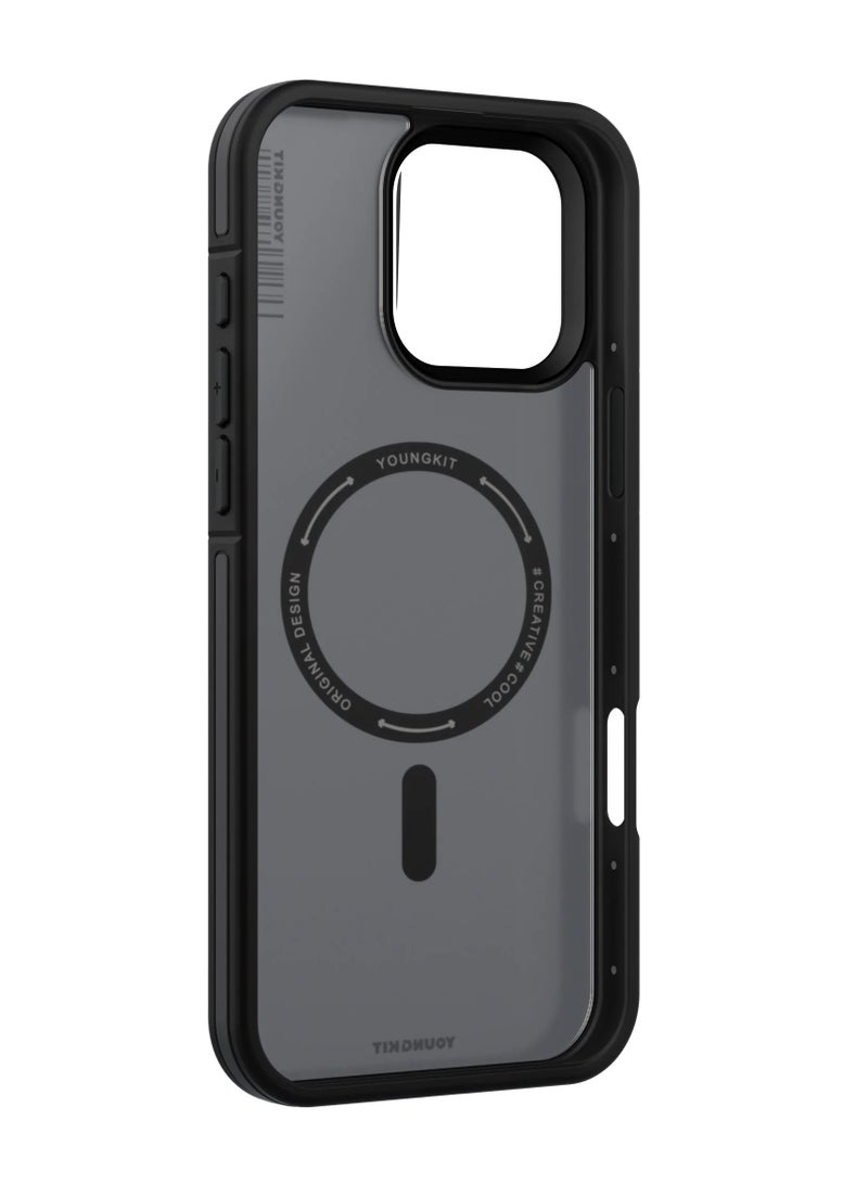 YOUNG KIT YOUNGKIT Rock Sand Minimalist Soft Touch Case for Apple iPhone 16 Pro – Elegant and Sophisticated Design - Image 4