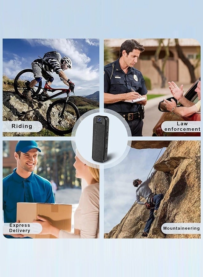 Bukela Mini Camera 1080P HD Portable Mini Infrared Night Vision Security with 180° Rotating (Black) - Image 5