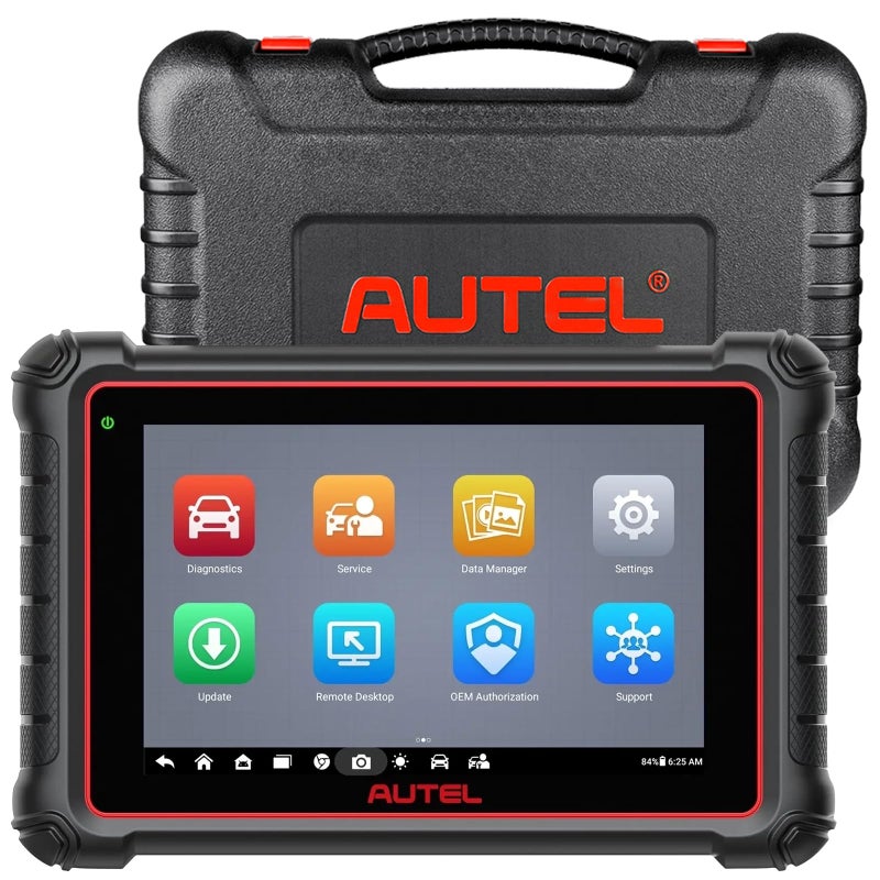 Autel ماسح أوتيل MaxiCOM MK900 ثنائي الاتجاه - ترقية جديدة من ماسح أوتيل MK808S MX808S MK808Z 40 وضع خدمة OBD2 أداة مسح لجميع الأنظمة للسيارة WiFi طباعة DoIP CAN FD FCA مصادقة تلقائية
