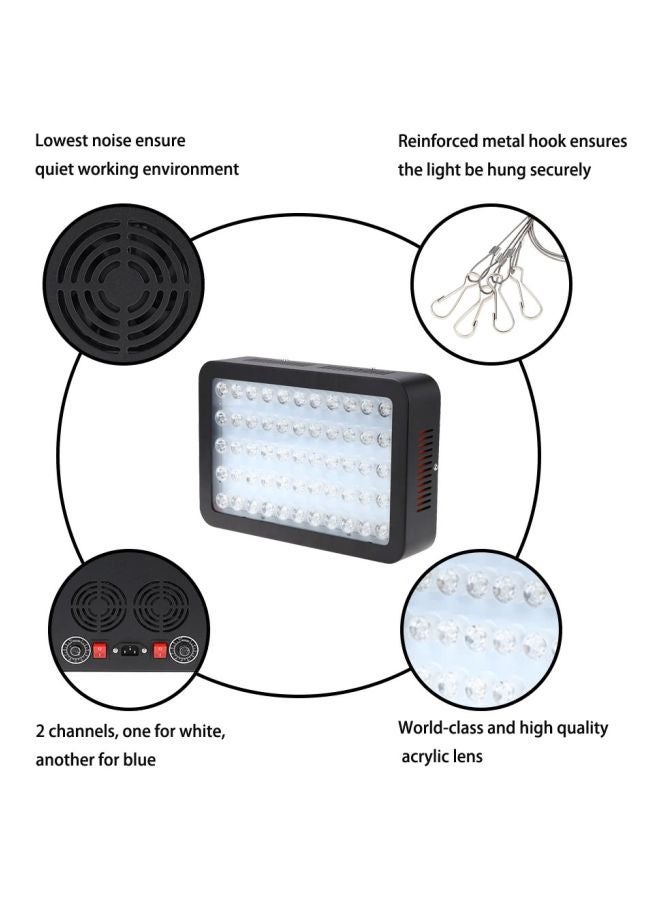 NIBEMINENT 55 LEDs Aquarium Light Blue/White 31x21x7cm - Image 5