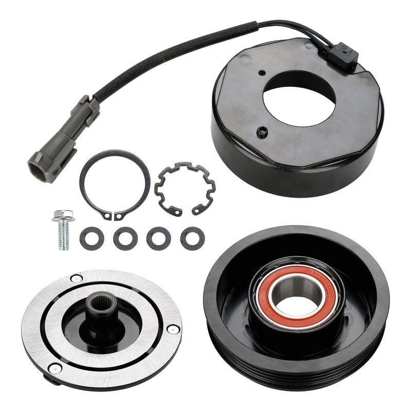 JDMON AC Compressor Clutch Assembly Repair Kits Compatible with Cadillac Escalade Chevy Tahoe Express Silverado 1500 2500 3500 GMC Savana Sierra Yukon Hummer 20002010 Replace 19130450 29002C