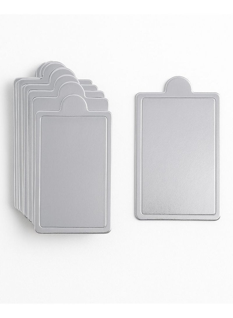 وين باك لوح كيك مستطيل فضي - 10×6 سم | قاعدة عرض أنيقة لشرائح الكيك - Image 3