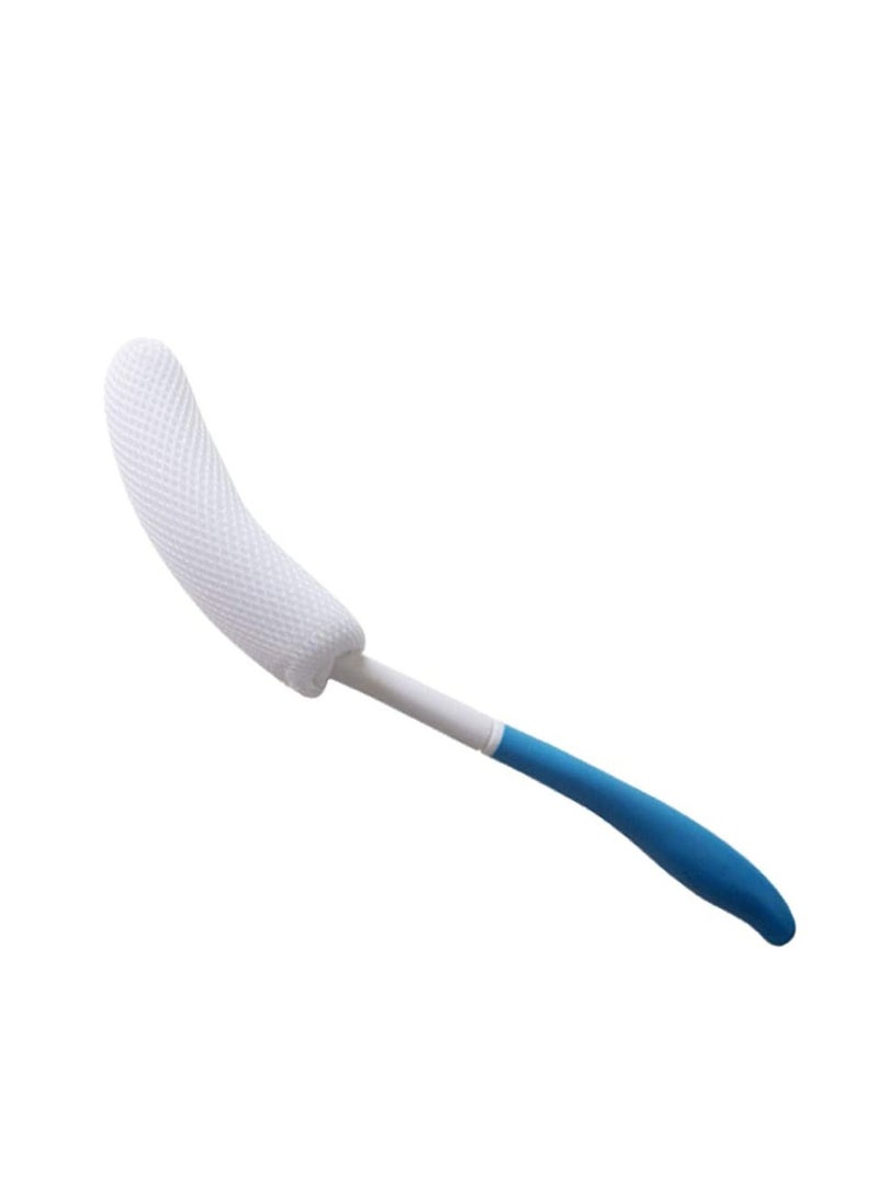 Y&D 15.35 Inch Body Back Bath Brush - for Shower with Long Handle Easy Reach Anti-Slip Curved Elderly Aid Bathing and - Image 1