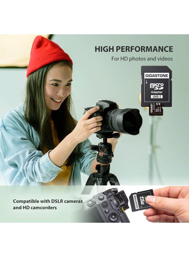 Gigastone 32GB 5-Pack Micro SD Card, Full HD Video, Surveillance Security Cam Action Camera Drone, 90MB/s Micro SDHC UHS-I U1 C10 Class 10 - Image 3