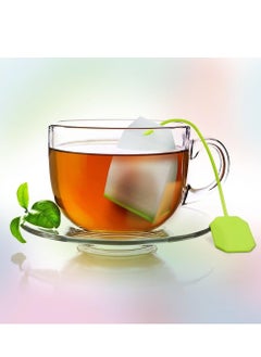 Generic 4 Pack Reusable Silicone Tea Bags Loose Leaf Tea Infuser Strainer Set Premium Tea Filter with Long Rope for Tea Cups Mugs and Teapots (Colors Random)  - Image 3
