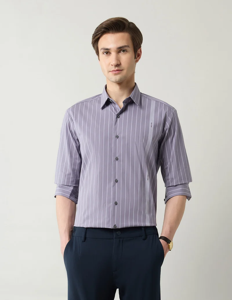 Pinstriped Slim Fit Shirt