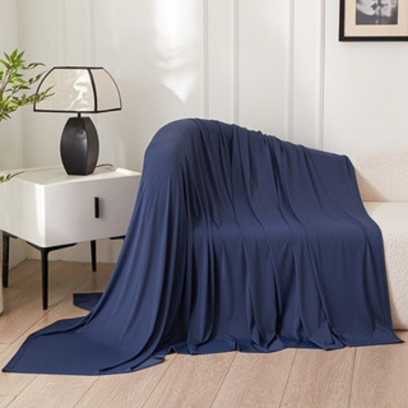 Lightweight Breathable Summer Bed Blanket - Keeps You Cool, Breathable, Very Soft and Comfortable, Providing a Cooling Sensation. Ideal for Use in the Bedroom, Office, Outdoors, and in the Car. Suitable for All Seasons. Air Conditioning Blanket - Image 1