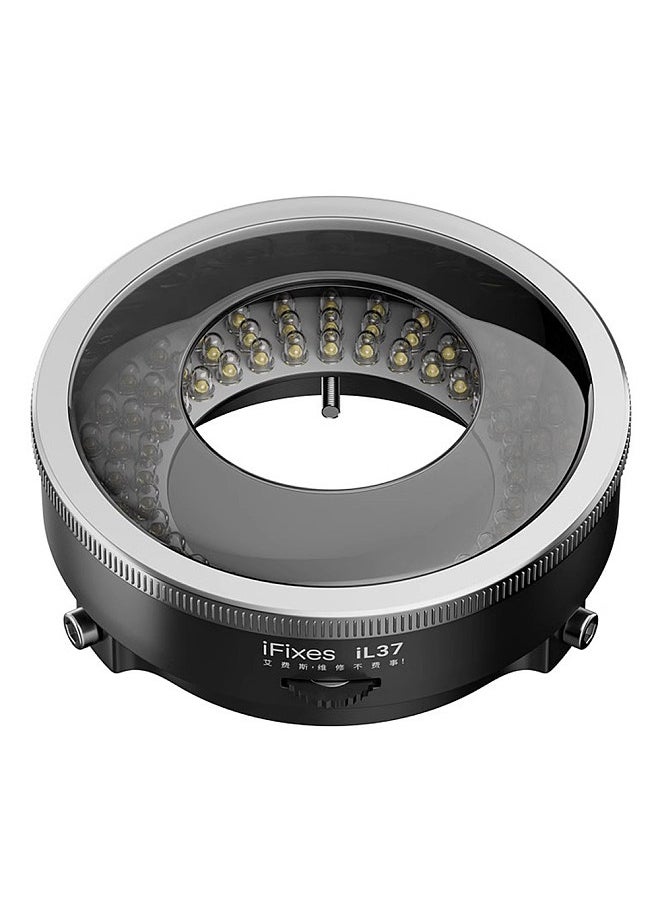 Generic - iFixes iL37 Microscope Polarized Optical System LED Illuminating Ring Light 96pcs LED Light Beads Microscope Glareproof Lights Source - Image 1