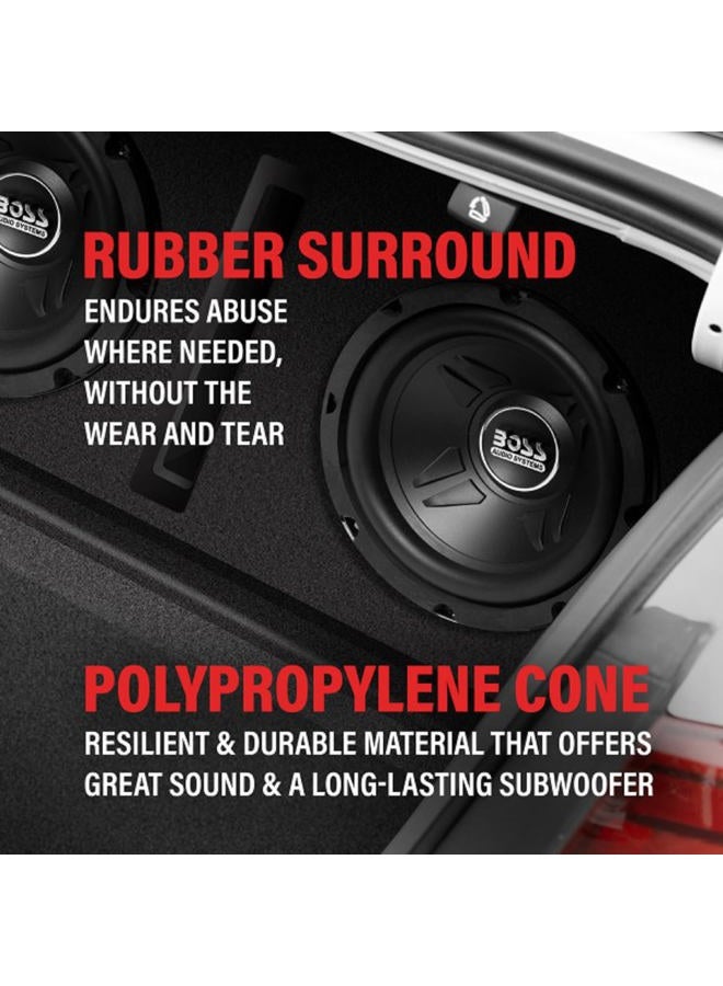 BOSS AUDIO SYSTEMS CXX8 8 Inch Car Subwoofer - 600 Watts Maximum Power, Single 4 Ohm Voice Coil, Easy Mounting, Sold Individually - Image 2