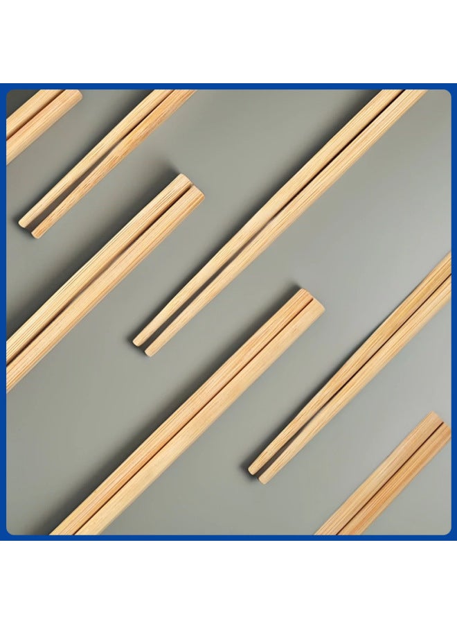 18cm Children's Chopsticks Single Polished Kindergarten Practice Chopsticks No Lacquer No Wax In Stock Short Bamboo Chopsticks Can Be Engraved-Color:18cmx7.0mm Corner Chopsticks-no Knots (single Polished)  - Image 4