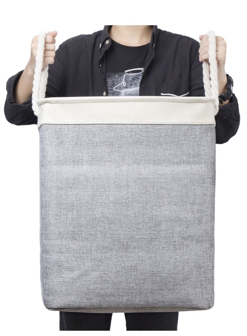 65L Laundry Basket with Handles - Image 4
