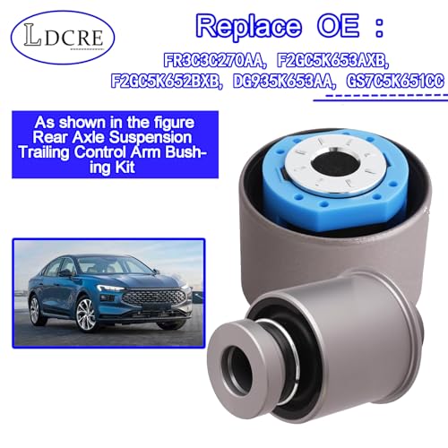 LDCRE Rear Axle Suspension Trailing Control Arm Bushing Kit Fit For 2013-2020 Ford Fusion Mondeo Edge Taurus Mustang,Rear Control Arm Bushing Replace For FR3C3C270AA F2GC5K653AXB F2GC5K652BXB DG935K653AA - Image 3