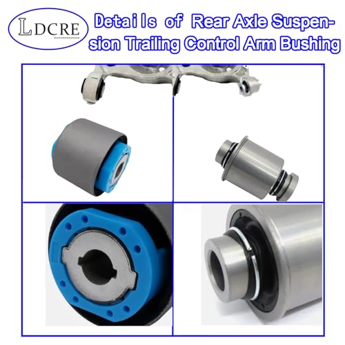 LDCRE Rear Axle Suspension Trailing Control Arm Bushing Kit Fit For 2013-2020 Ford Fusion Mondeo Edge Taurus Mustang,Rear Control Arm Bushing Replace For FR3C3C270AA F2GC5K653AXB F2GC5K652BXB DG935K653AA - Image 5