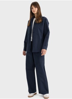 DeFacto Relax Fit Poplin Long Sleeve Tunic  - Image 5