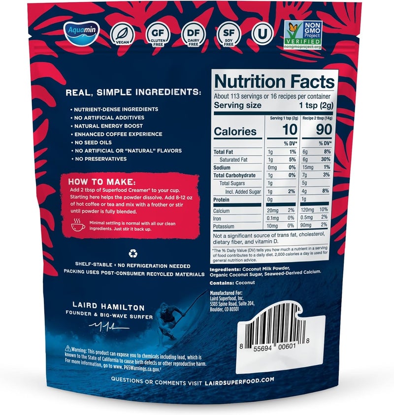 Laird Superfood Sweet & Creamy Creamer - Image 3