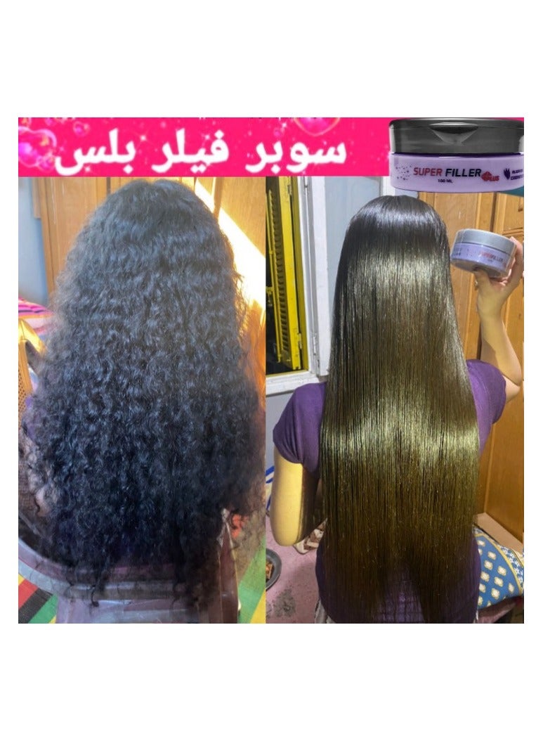 AL WAKEEL COSMETICS Super Filler Plus hair straightening cream 100 ml with collagen Botox and protein that nourishes your hair now from the Al wakeel Cosmetics - Image 5