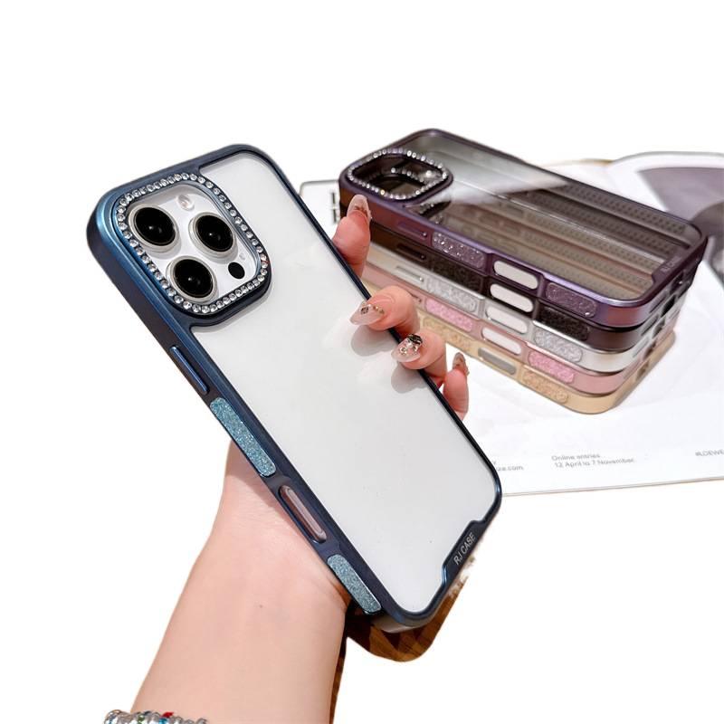 غطاء واقي، مقاوم للصدمات لـ iPhone 13، حماية من السقوط، بنفسجي، Acrylic من الأكريليك باللون البنفسجي للطاولة للمكتب المنزلي للتنقل اليومي - Image 4