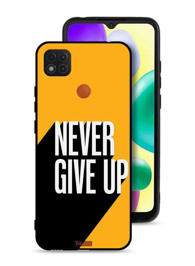 Tolwak Xiaomi Redmi 10A Protective Case Cover Never Give Up - Image 1