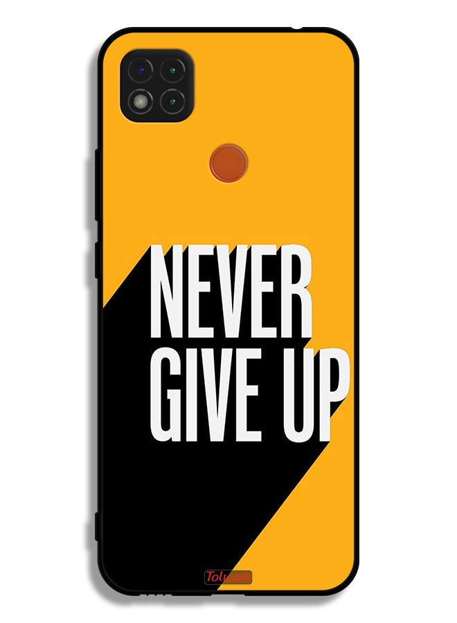 Tolwak Xiaomi Redmi 10A Protective Case Cover Never Give Up - Image 2