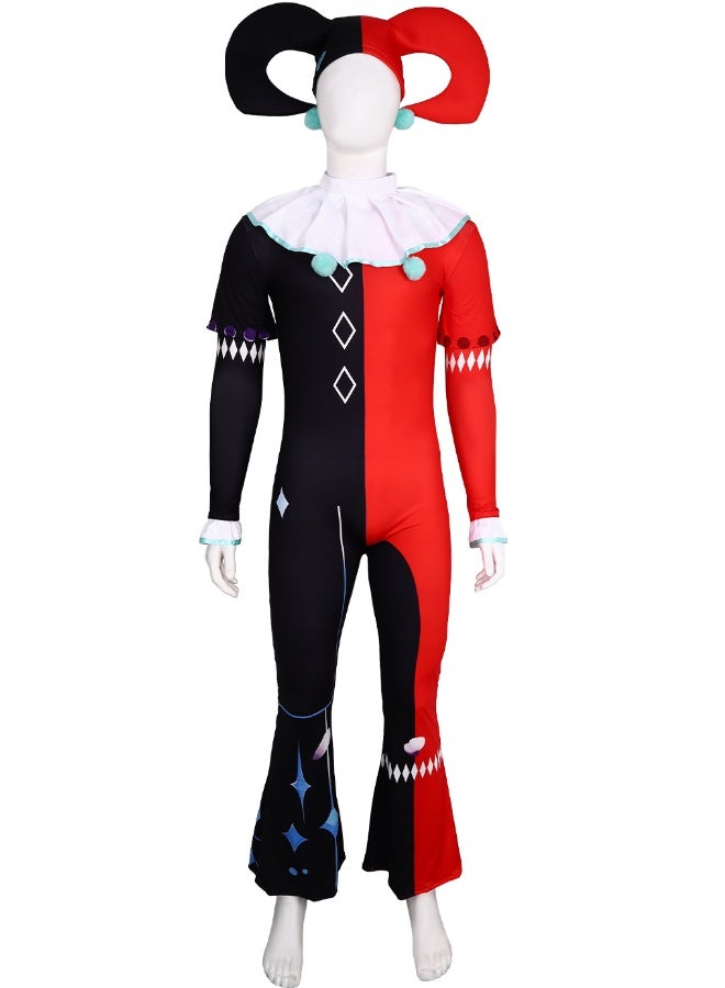 Eggie Party Escape From The Terrifying Night - The Ghostly Clown Aba's Cosplay Costume - Image 4