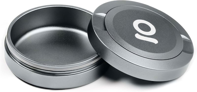 ONGROK ZPuck, Aluminum Pouch Holder, Metal Airtight/Air Proof Storage Container, Preserve Flavor, Sleek and Portable Tin Holder for Pouches & Small Essentials (Gunmetal) - Image 1