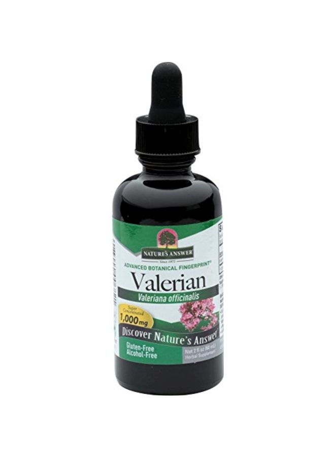 NATURE'S ANSWER Valerian Herbal Supplement 60 ML - Image 1