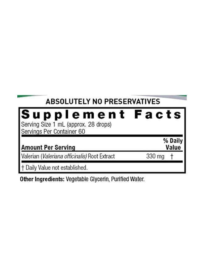 NATURE'S ANSWER Valerian Herbal Supplement 60 ML - Image 2