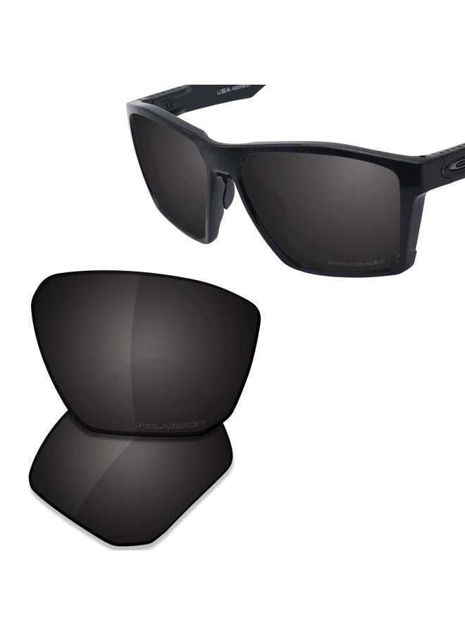 SAUCER Premium Replacement Lenses & Nose Pad Piece for Oakley Targetline OO9397 Sunglasses High Defense - Carbon Black Polarized, High Defense - Carbon Black Polarized, One size - Image 2