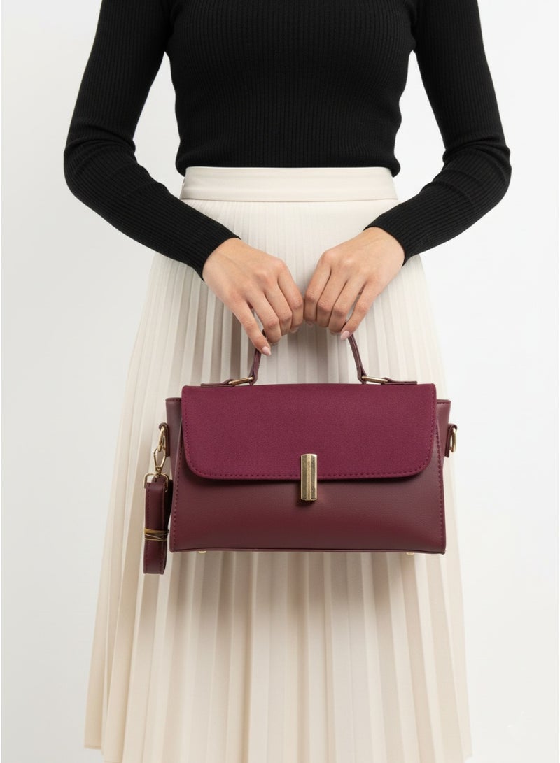 فيبراندا شنطة يد أنيقة تتميز بتصميم كلاسيكي يجمع بين الفخامة والعملية - Image 2