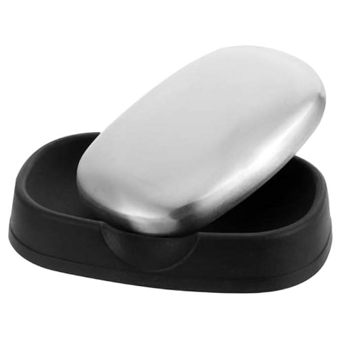 COMNICO Stainless Steel Soap 1 Piece Stainless Steel Soap Metal Odour Absorber Steel Soap Eliminates Odours Eco Soap Deodorant Elimination Strong Odours of Fish Garlic from Hands Kitchen Aid - Image 1