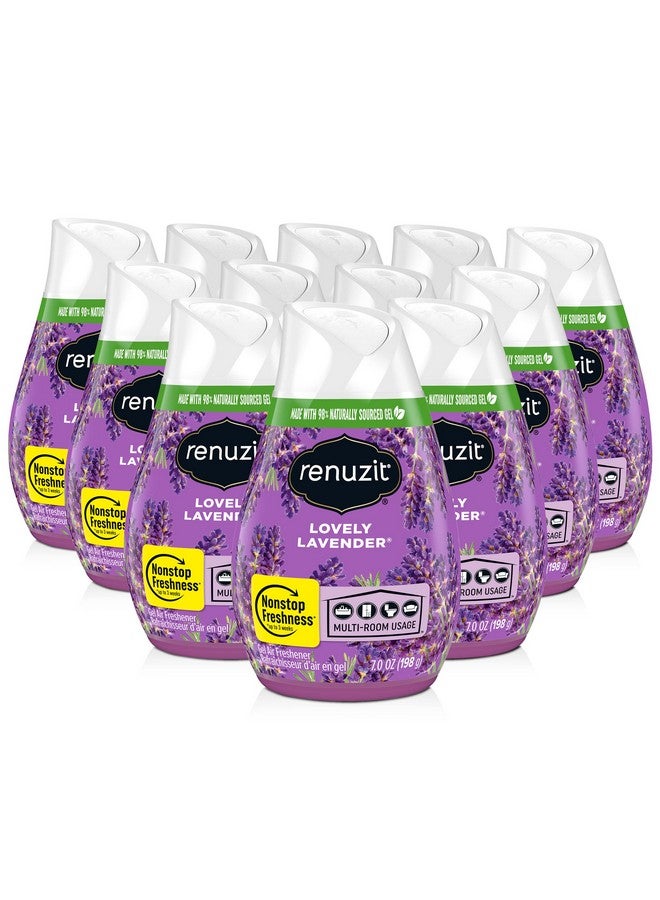 renuzit Renuzit Gel Solid Air Freshener Lovely Lavender Scent Nonstop Freshness 12 Total Air Freshener Cones Brand Is Renuzit.  - Image 1